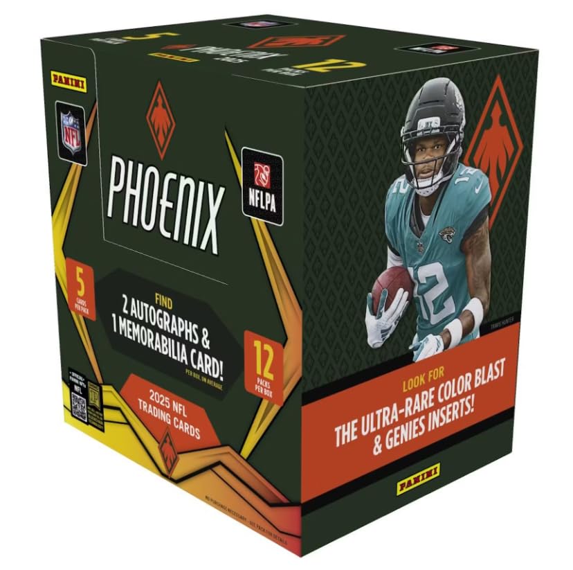 Amazon.com: 2025 Panini Phoenix Football Sealed Hobby Box (2